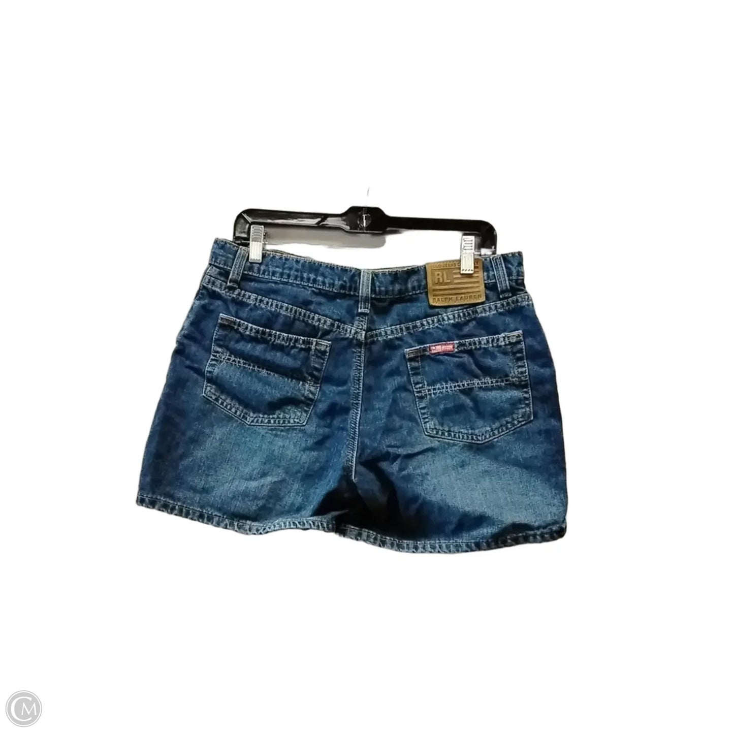 Shorts By Ralph Lauren In Blue Denim, Size: 12