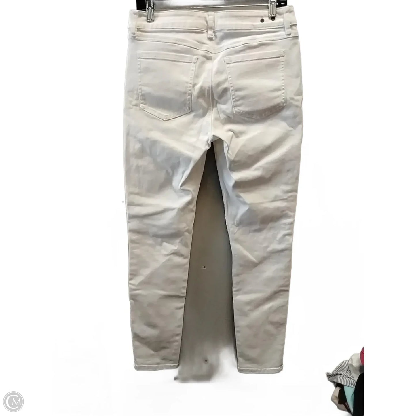 Jeans Skinny By Cabi In White, Size: 6