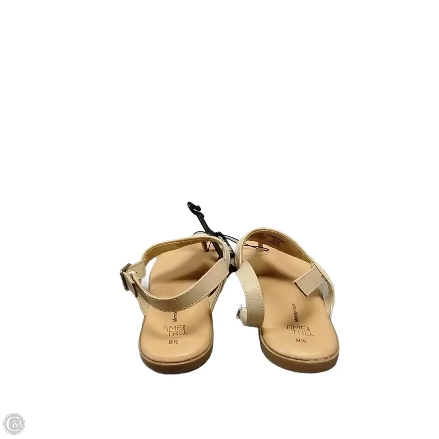 Sandals Flats By Time And Tru In Tan, Size: 8.5