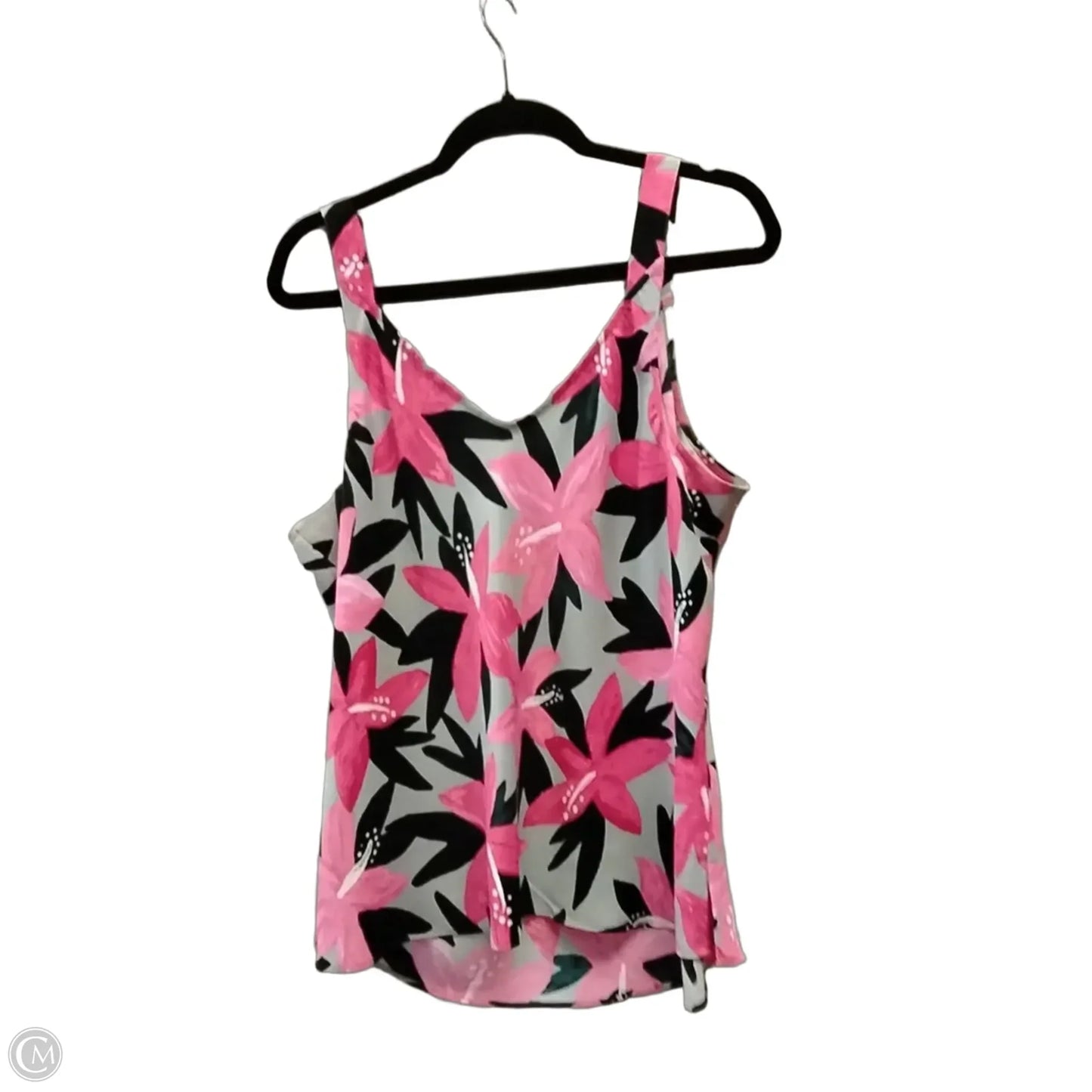 Blouse Sleeveless By Nic + Zoe In Pink, Size: L