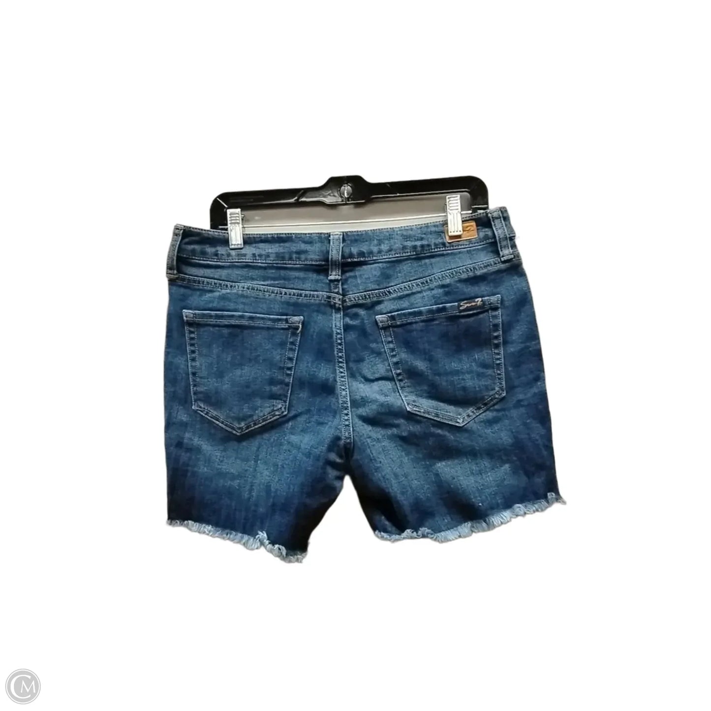 Shorts By Seven 7 In Blue Denim, Size: 14