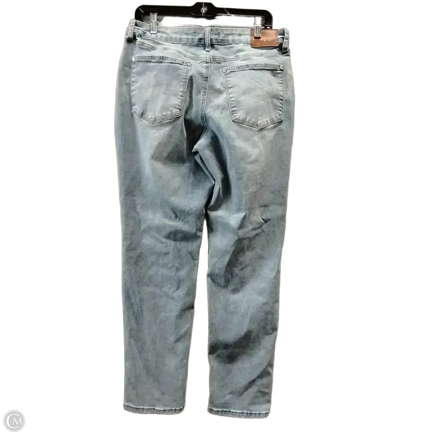 Jeans Straight By Judy Blue In Blue Denim, Size: 10
