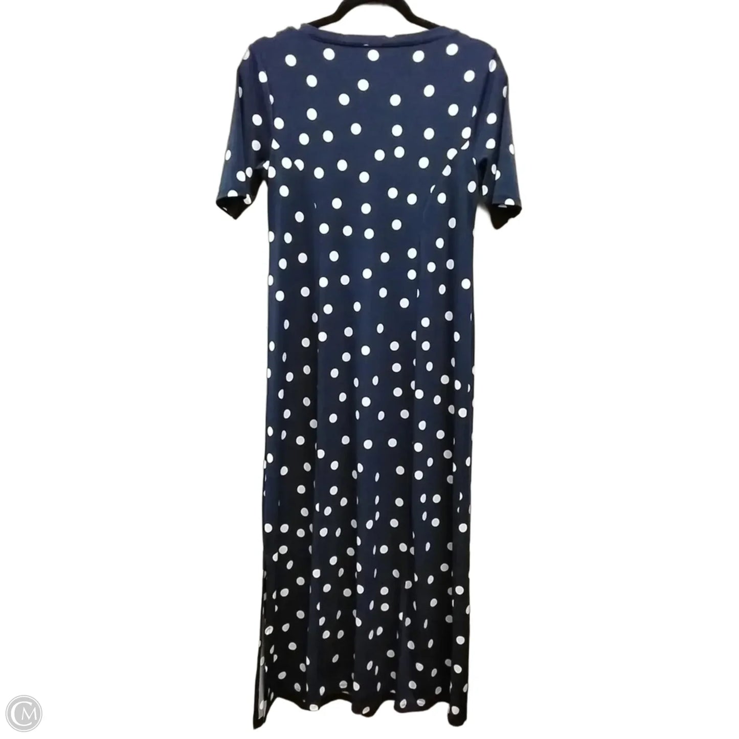 Dress Casual Maxi By Chicos In Polkadot Pattern, Size: 0p