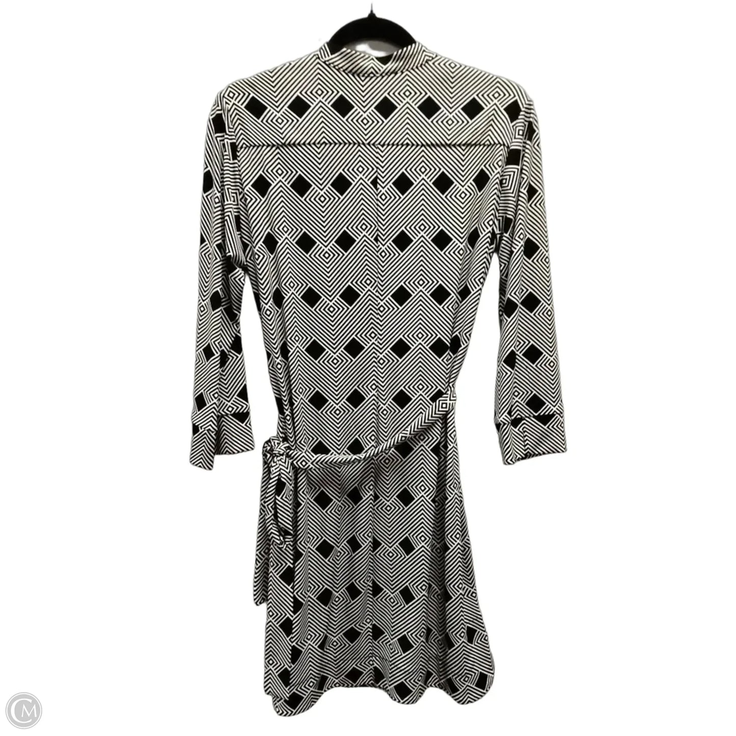 Dress Casual Midi By Donna Morgan In Geometric Pattern, Size: 8
