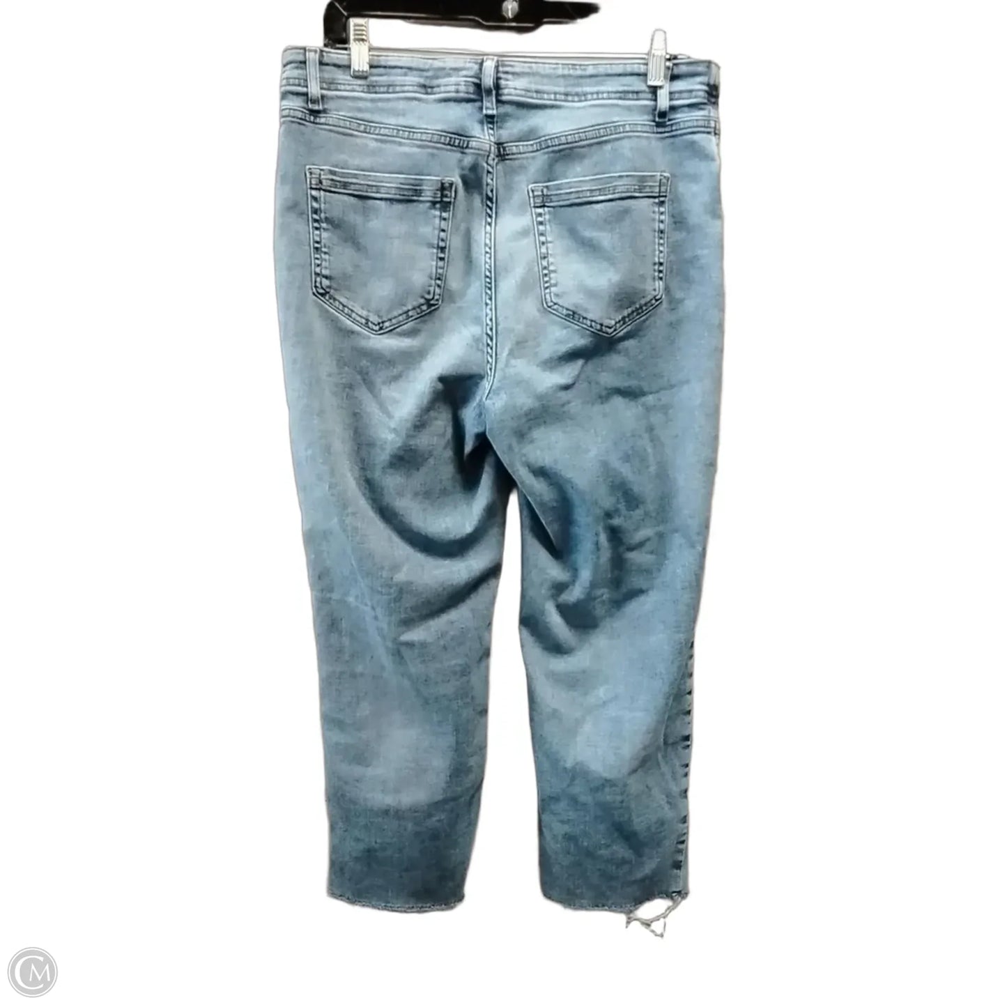 Jeans Cropped By J. Jill In Blue Denim, Size: 12