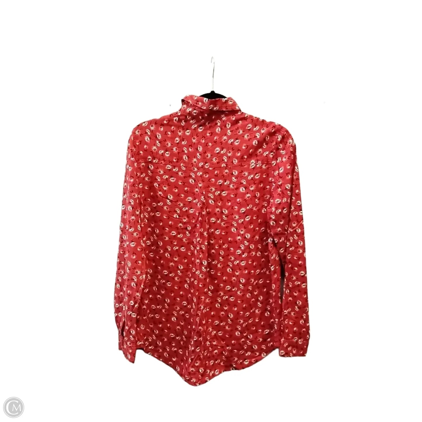 Top Long Sleeve By Beachlunchlounge In Red, Size: Sp