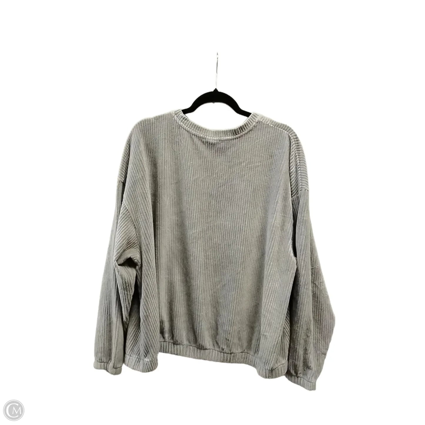 Sweatshirt Crewneck By A New Day In Grey, Size: 2x