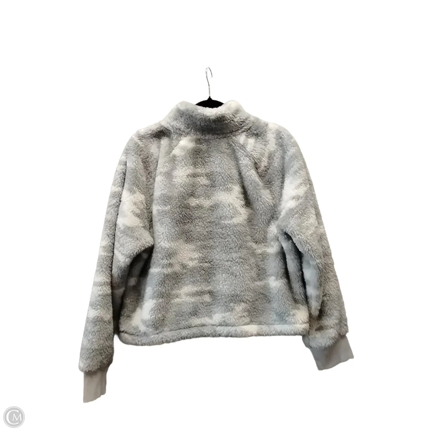 Sweatshirt Collar By Calvin Klein Performance In Grey, Size: Xl