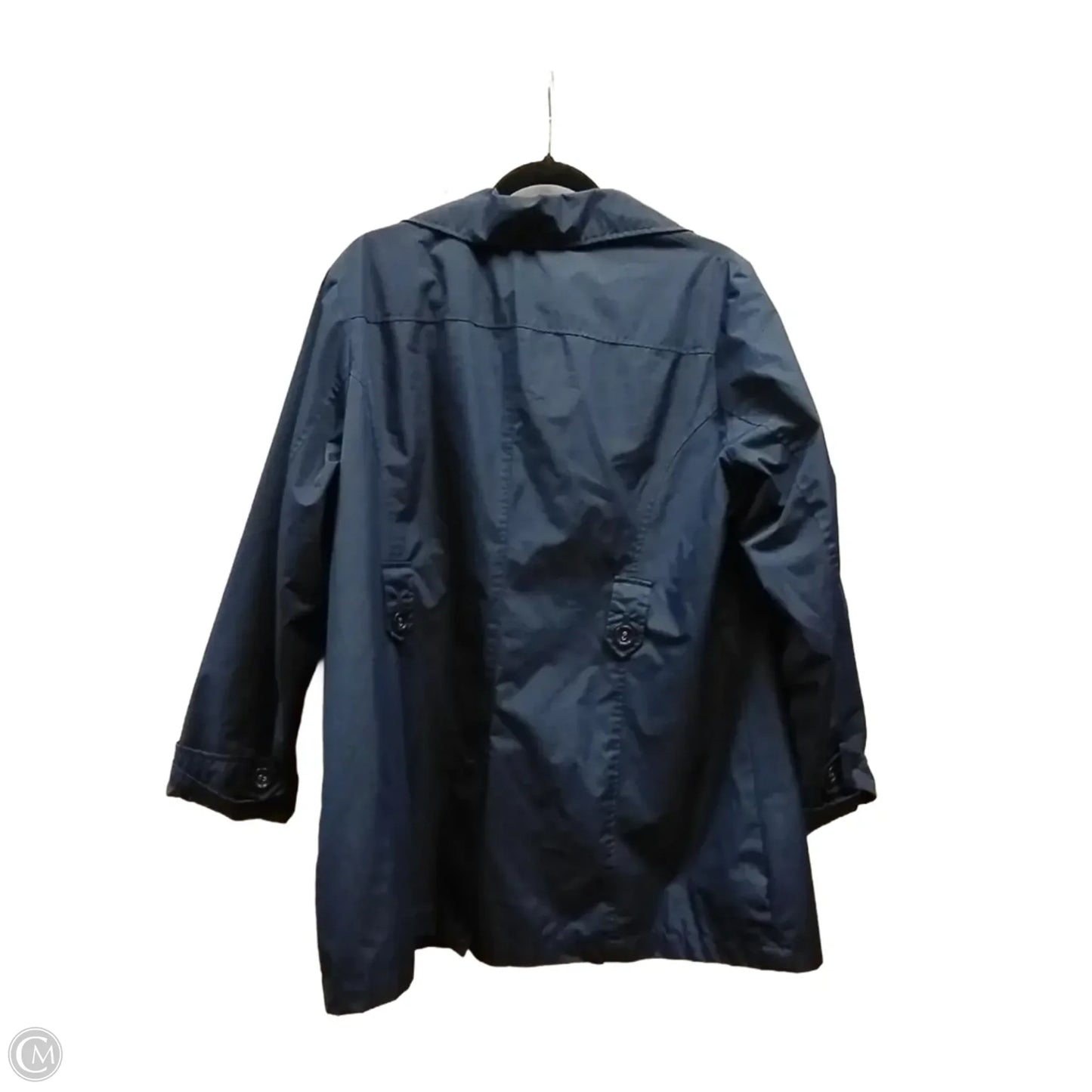 Coat Raincoat By White Stag In Blue, Size: L