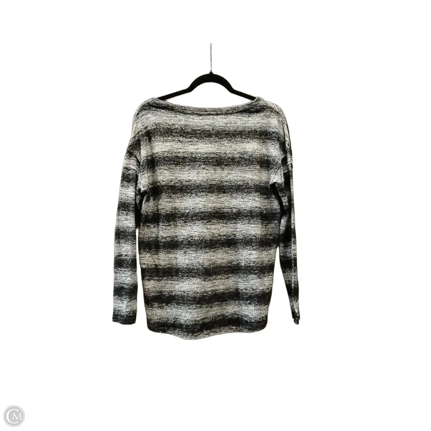 Top Long Sleeve By Banana Republic In Striped Pattern, Size: Xs