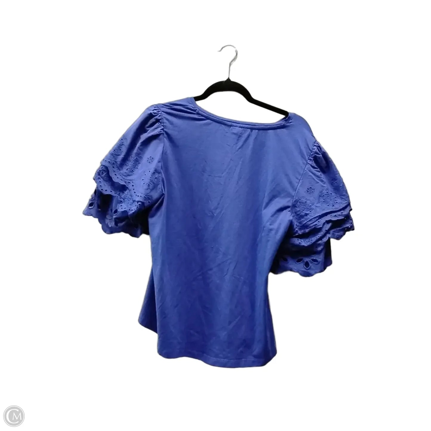 Top Short Sleeve By Chicos In Blue, Size: 2