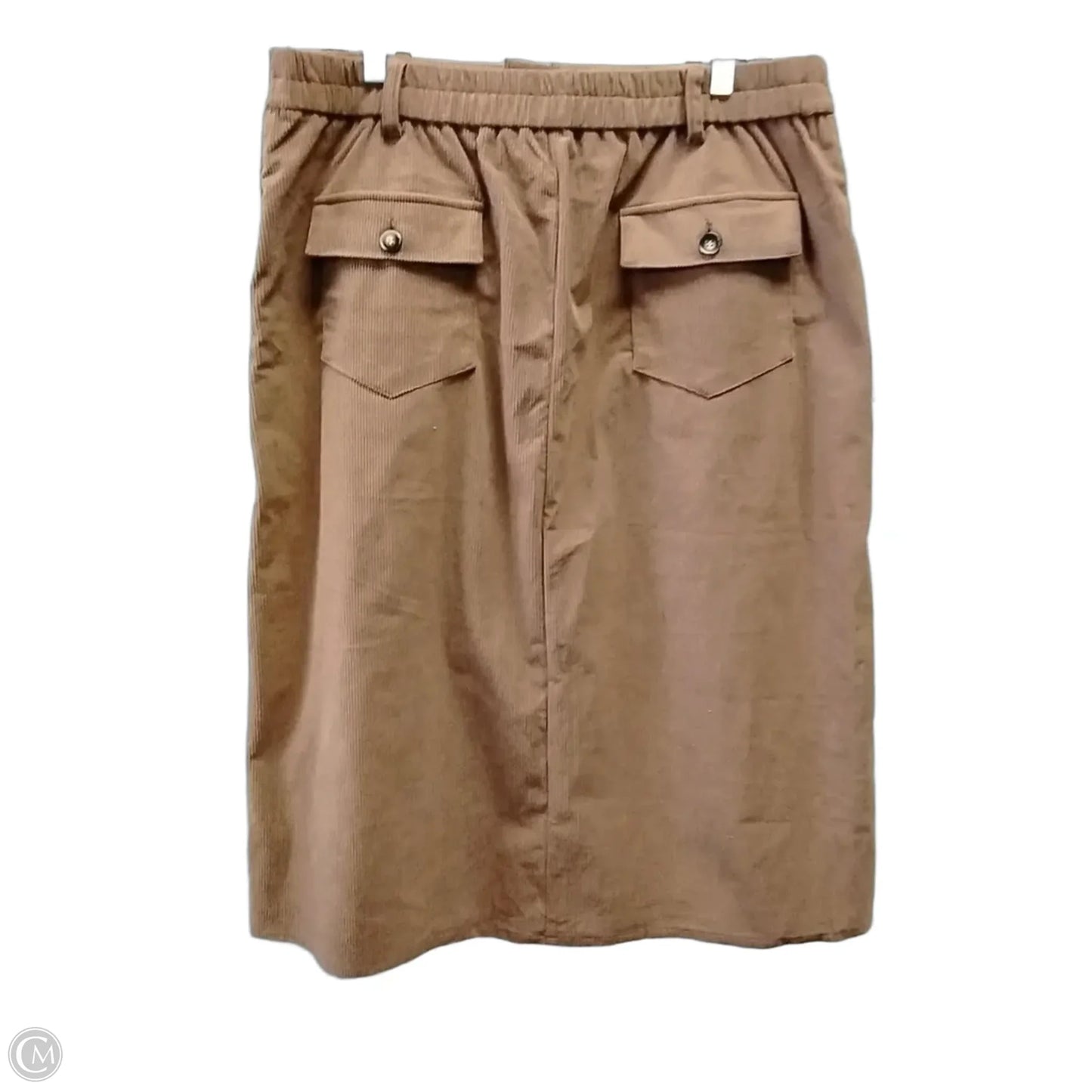 Skirt Midi By Cme In Brown, Size: 1x