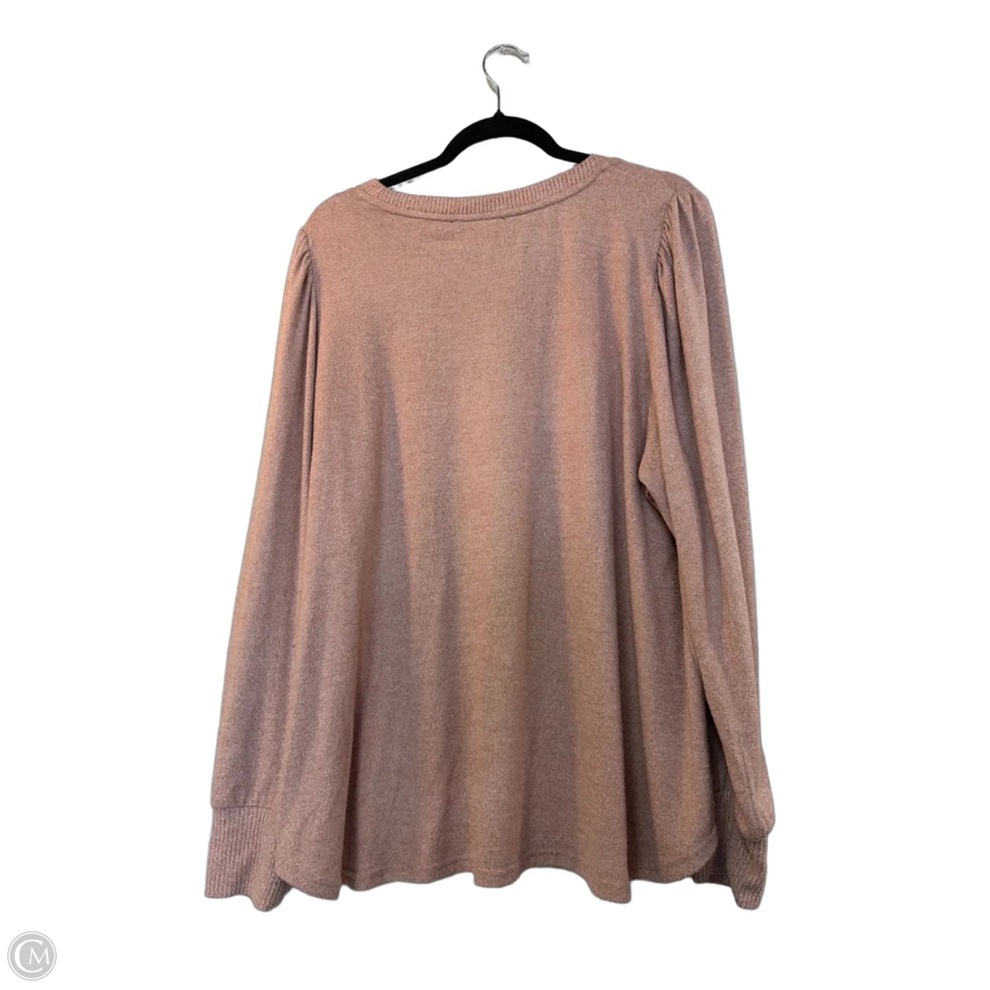 Sweater By Jane And Delancey In Pink, Size: 2x