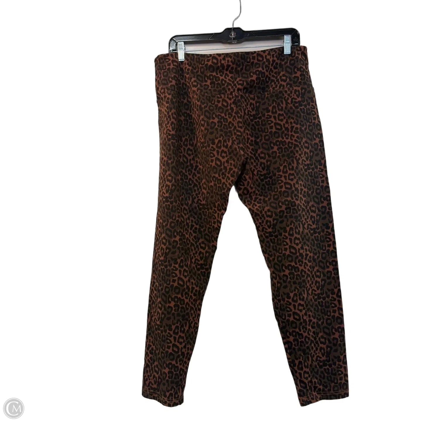 Athletic Leggings By Casablanca In Animal Print, Size: Xl