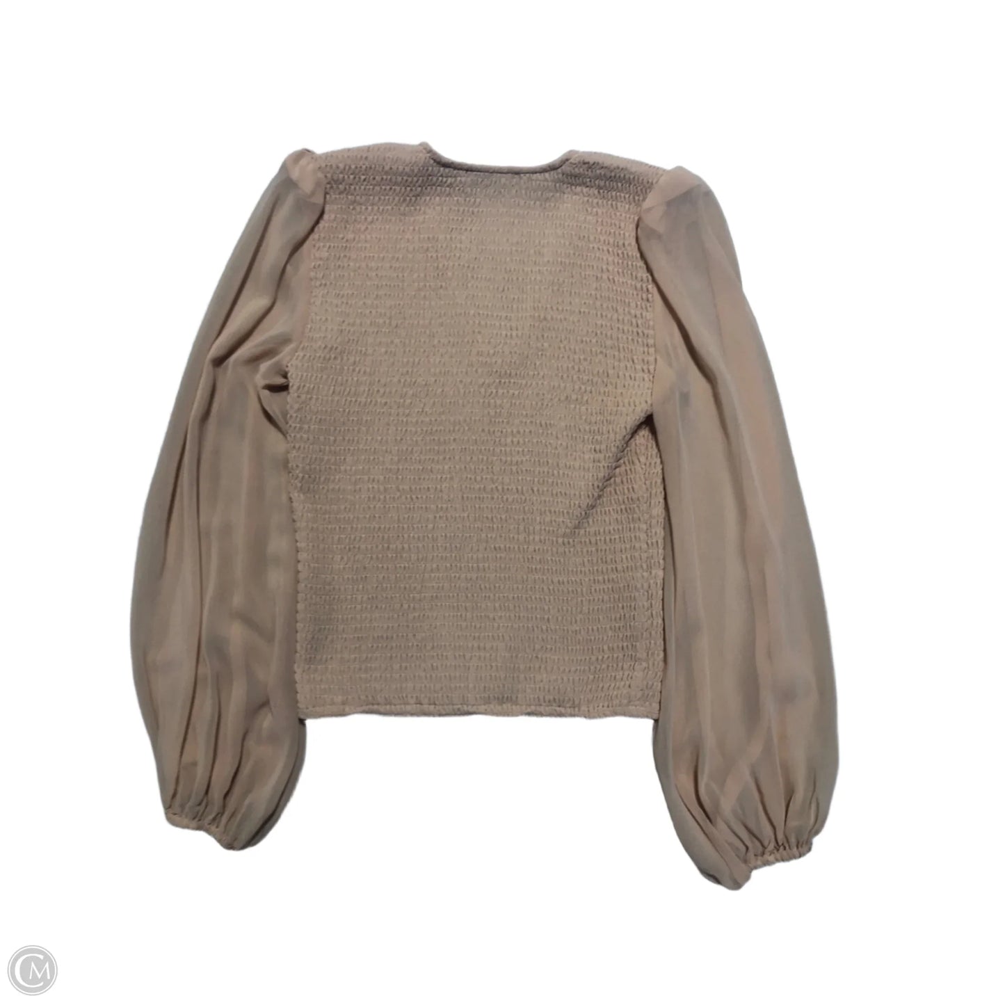 Top Long Sleeve By 1.state In Peach, Size: S