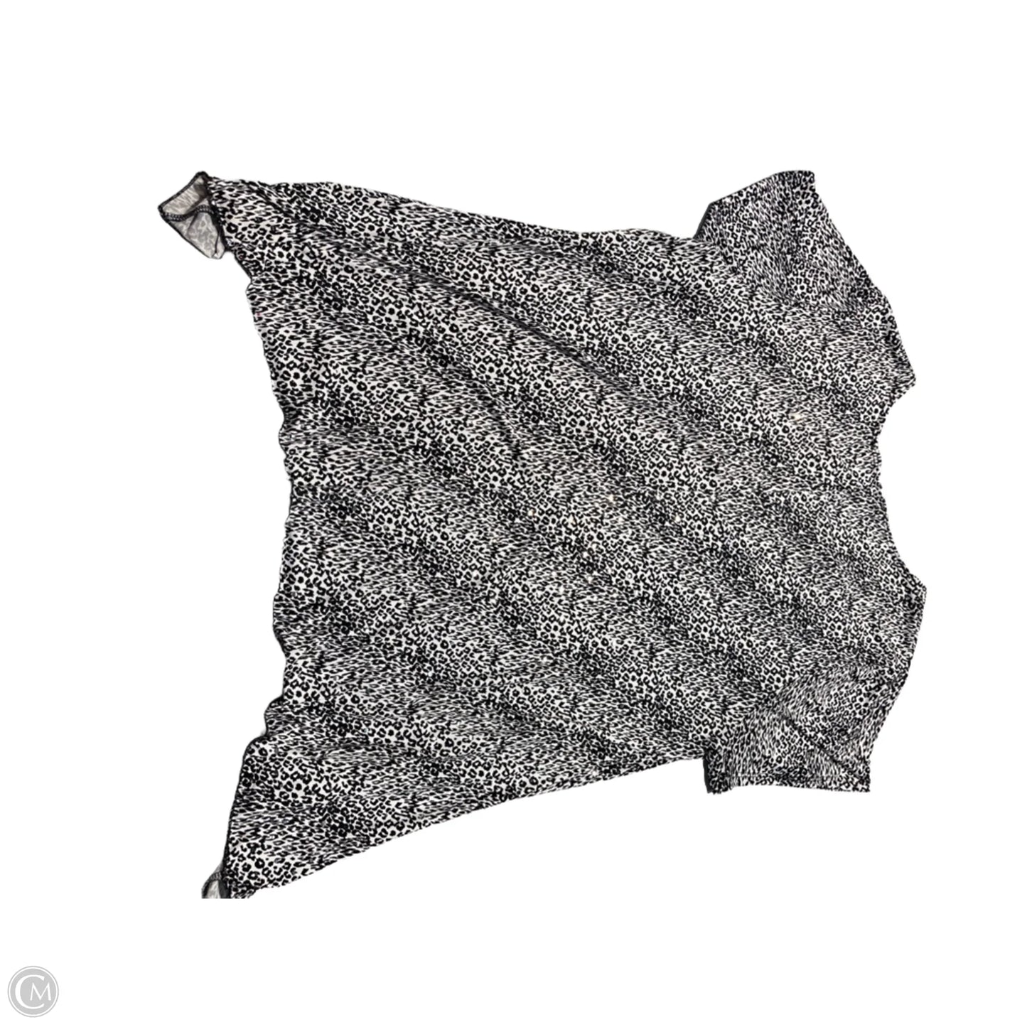 Top Short Sleeve By Roz And Ali In Animal Print, Size: 2x