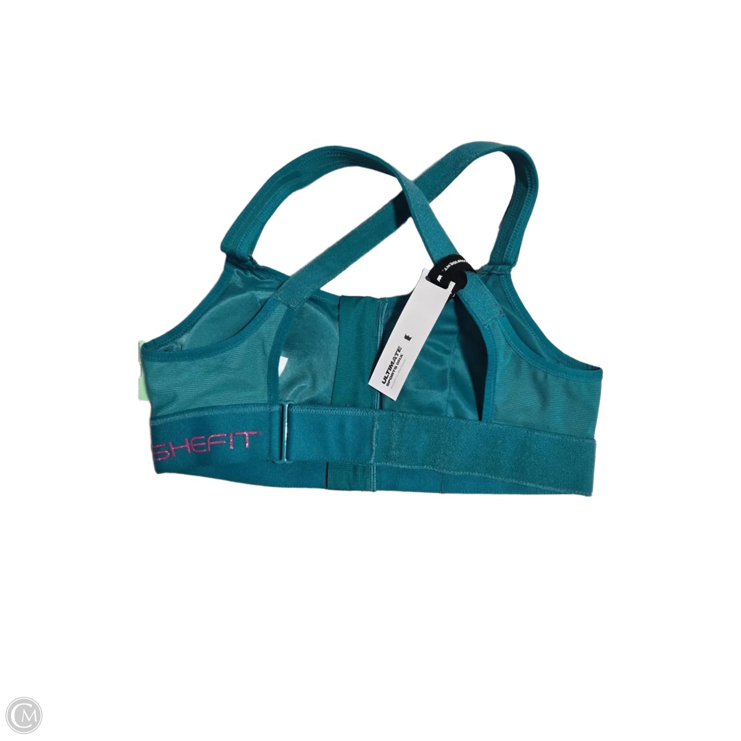 Athletic Bra By Cmb In Teal, Size: M