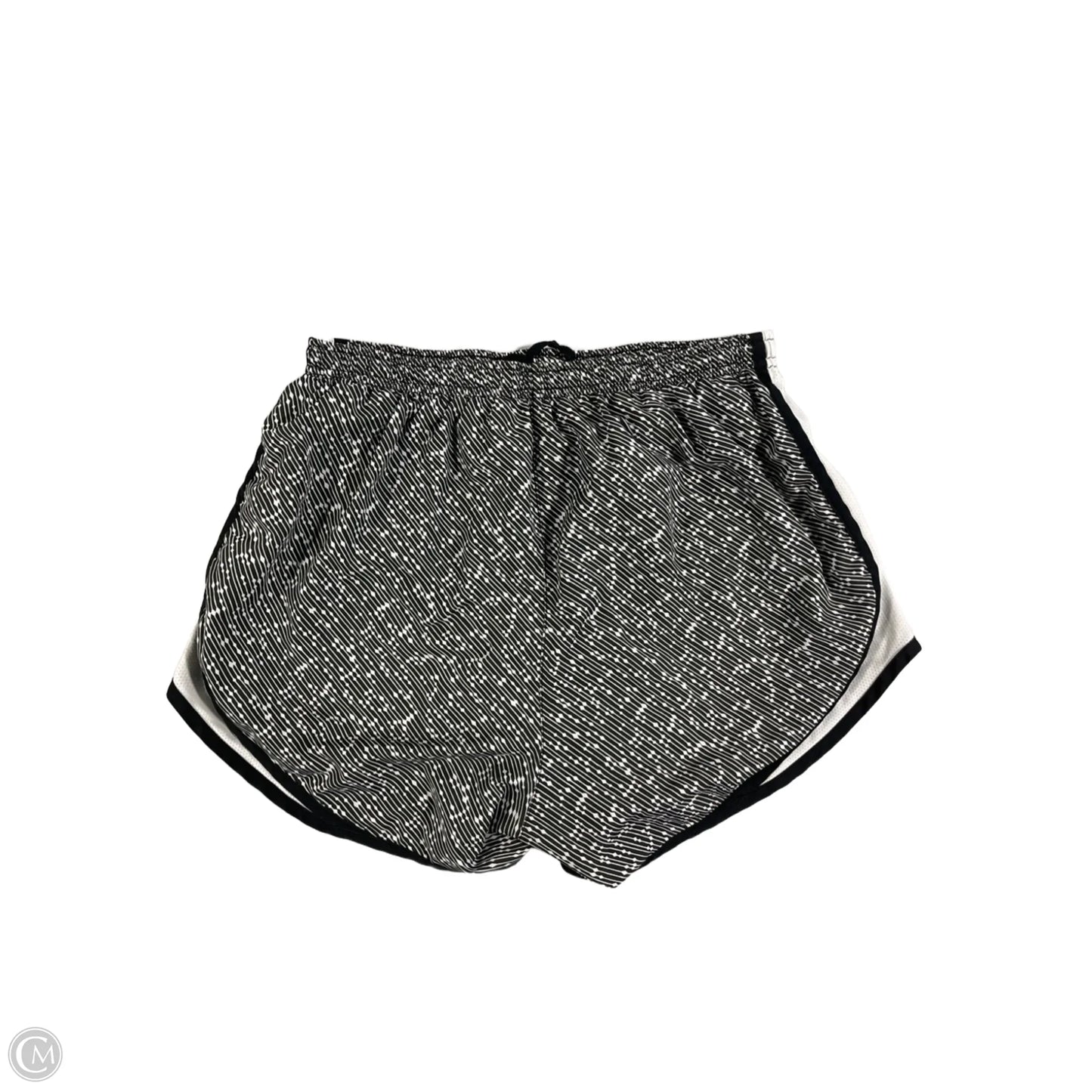 Athletic Shorts By Nike In Black & White, Size: M