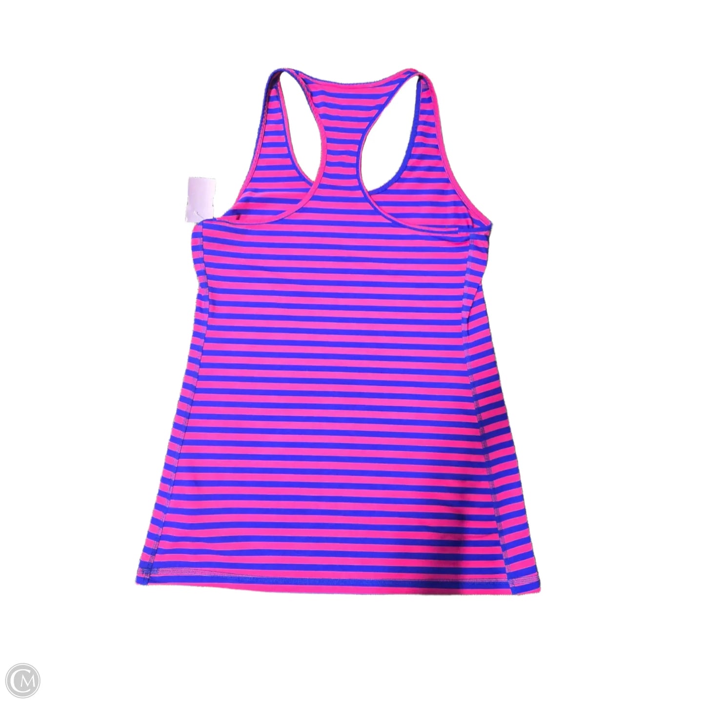 Athletic Tank Top By Brooks In Striped Pattern, Size: M