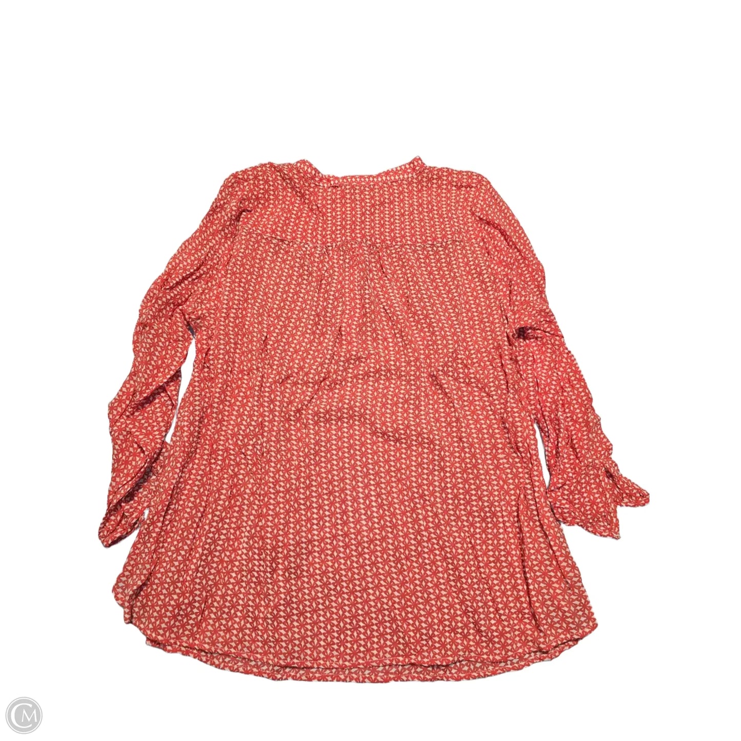 Top Long Sleeve By Lucky Brand In Orange, Size: 1x
