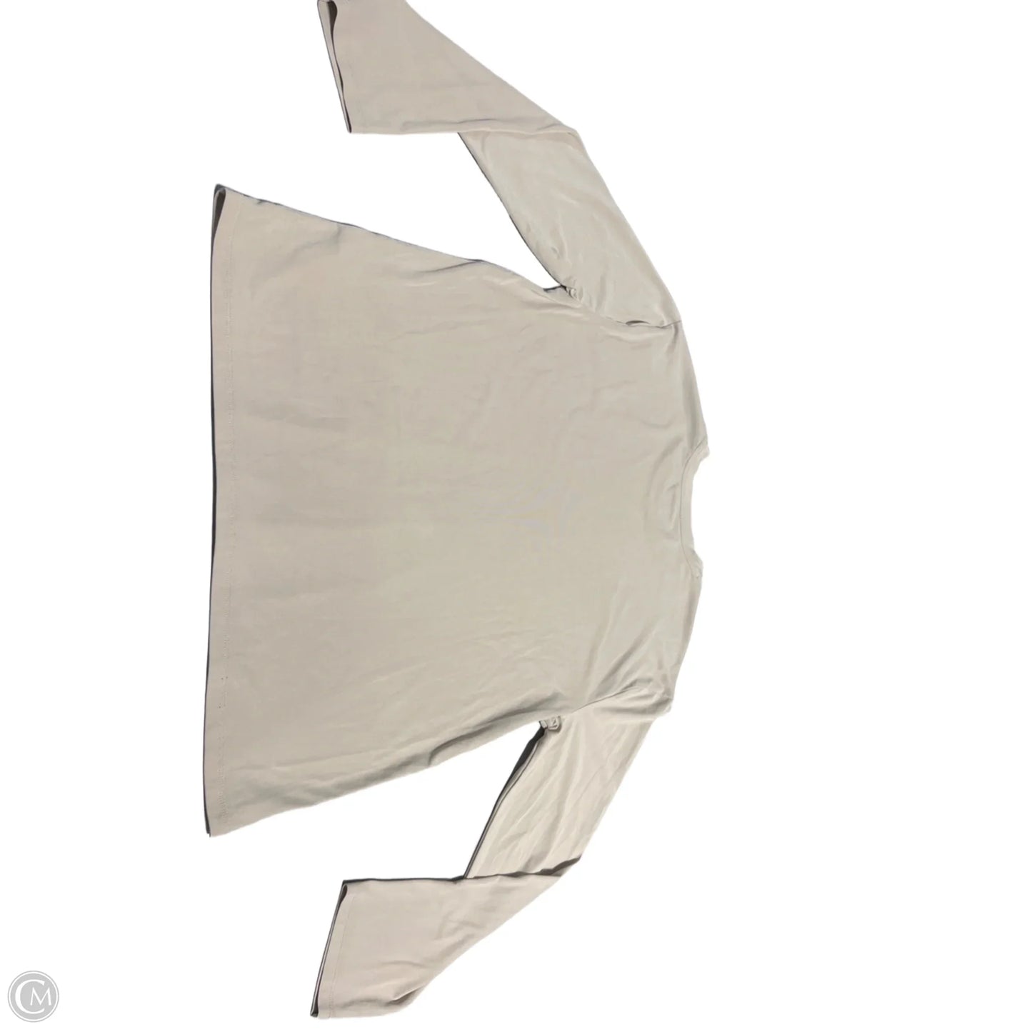 Top Long Sleeve By Abercrombie And Fitch In Cream, Size: M