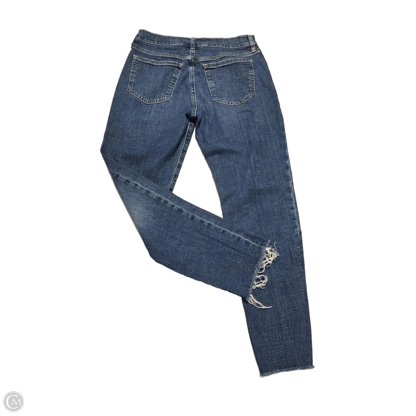 Jeans Cropped By Gap In Blue Denim, Size: 2