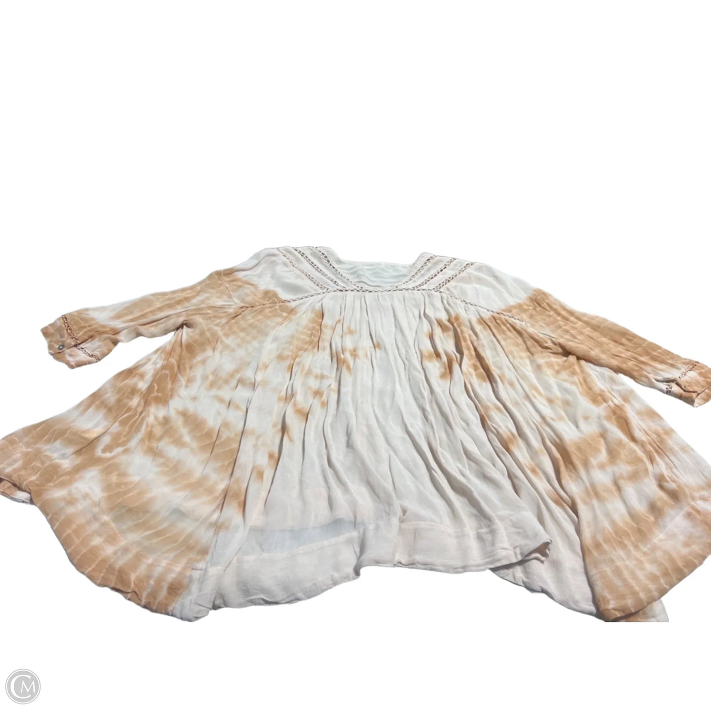 Top Long Sleeve By Free People In Tan, Size: M