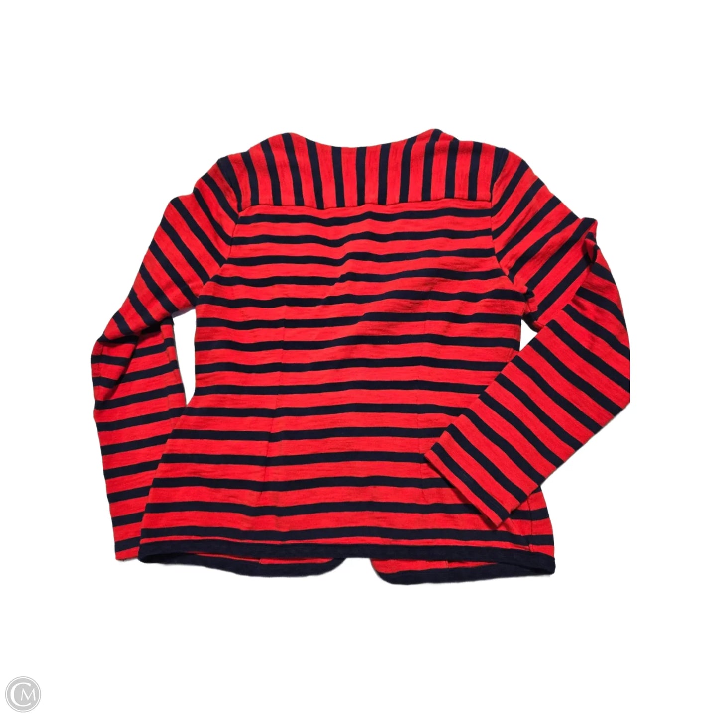 Blazer By Cabi In Striped Pattern, Size: M