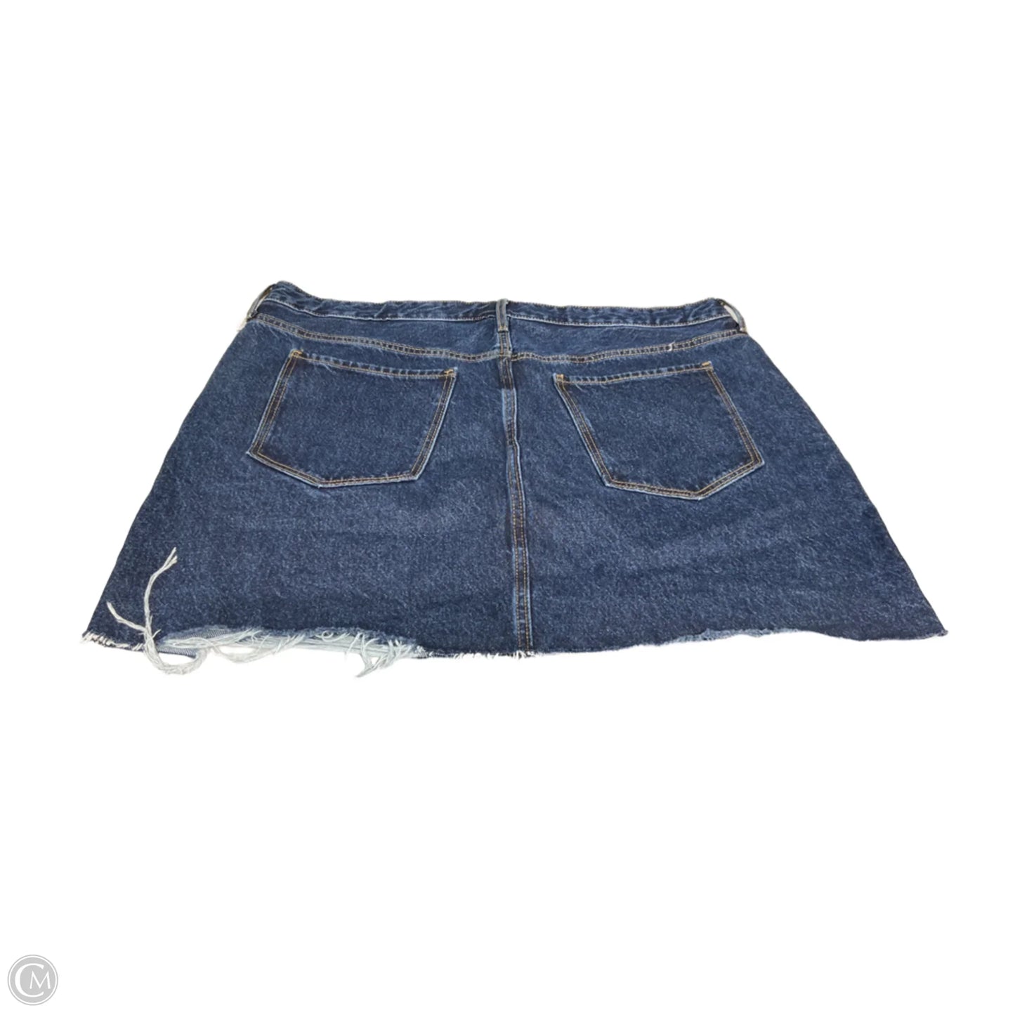 Skirt Mini & Short By Old Navy In Blue Denim, Size: 18
