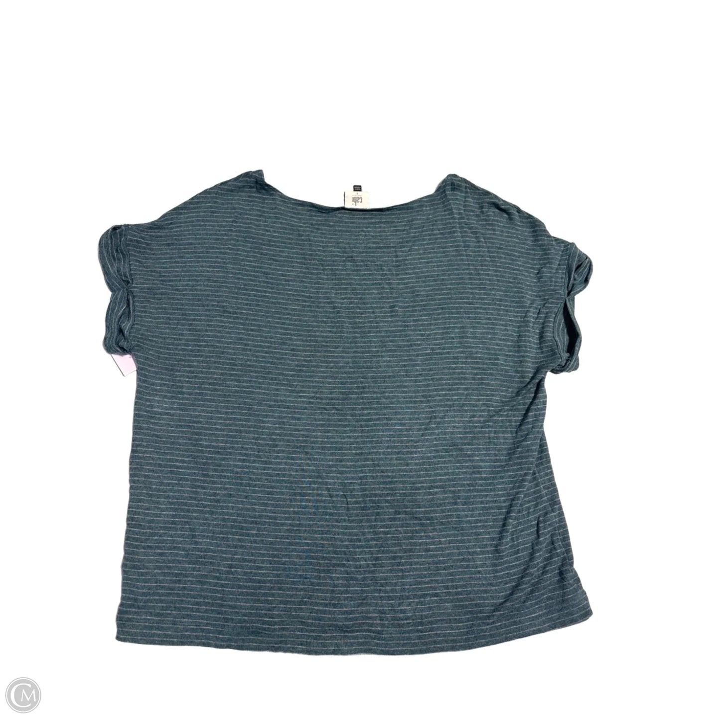 Top Short Sleeve By Cabi In Teal, Size: S