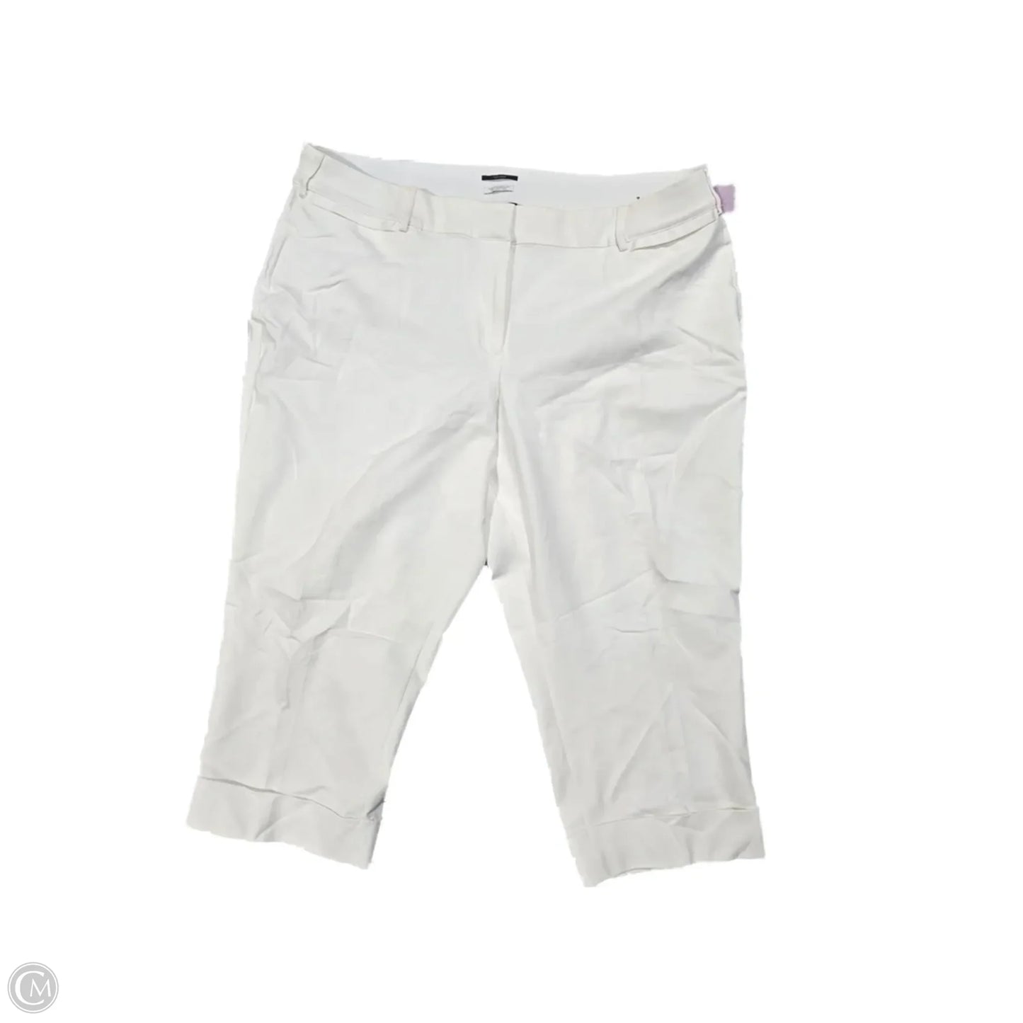 Capris By Lane Bryant In White, Size: 3x