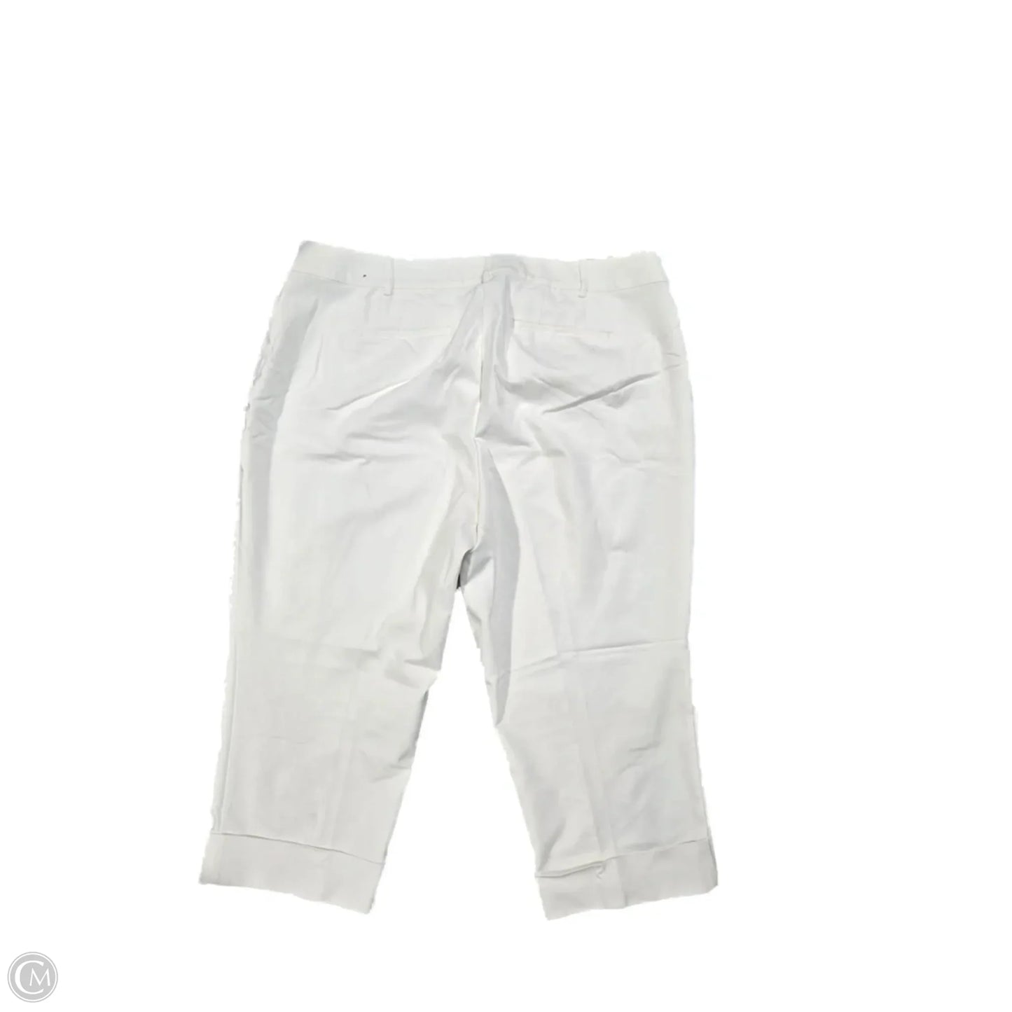 Capris By Lane Bryant In White, Size: 3x
