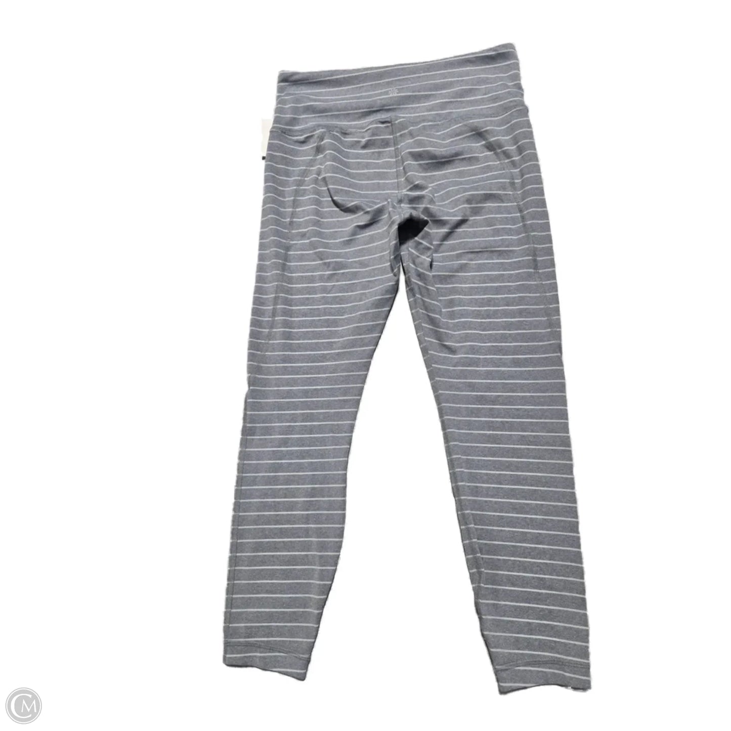 Athletic Leggings By Athleta In Striped Pattern, Size: M