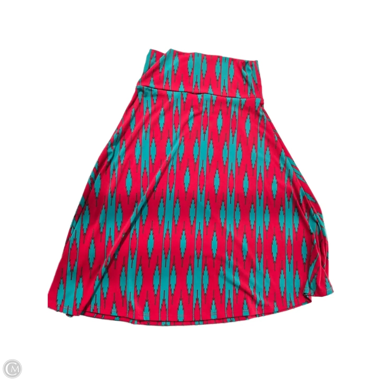 Skirt Mini & Short By Lularoe In Green & Red, Size: S