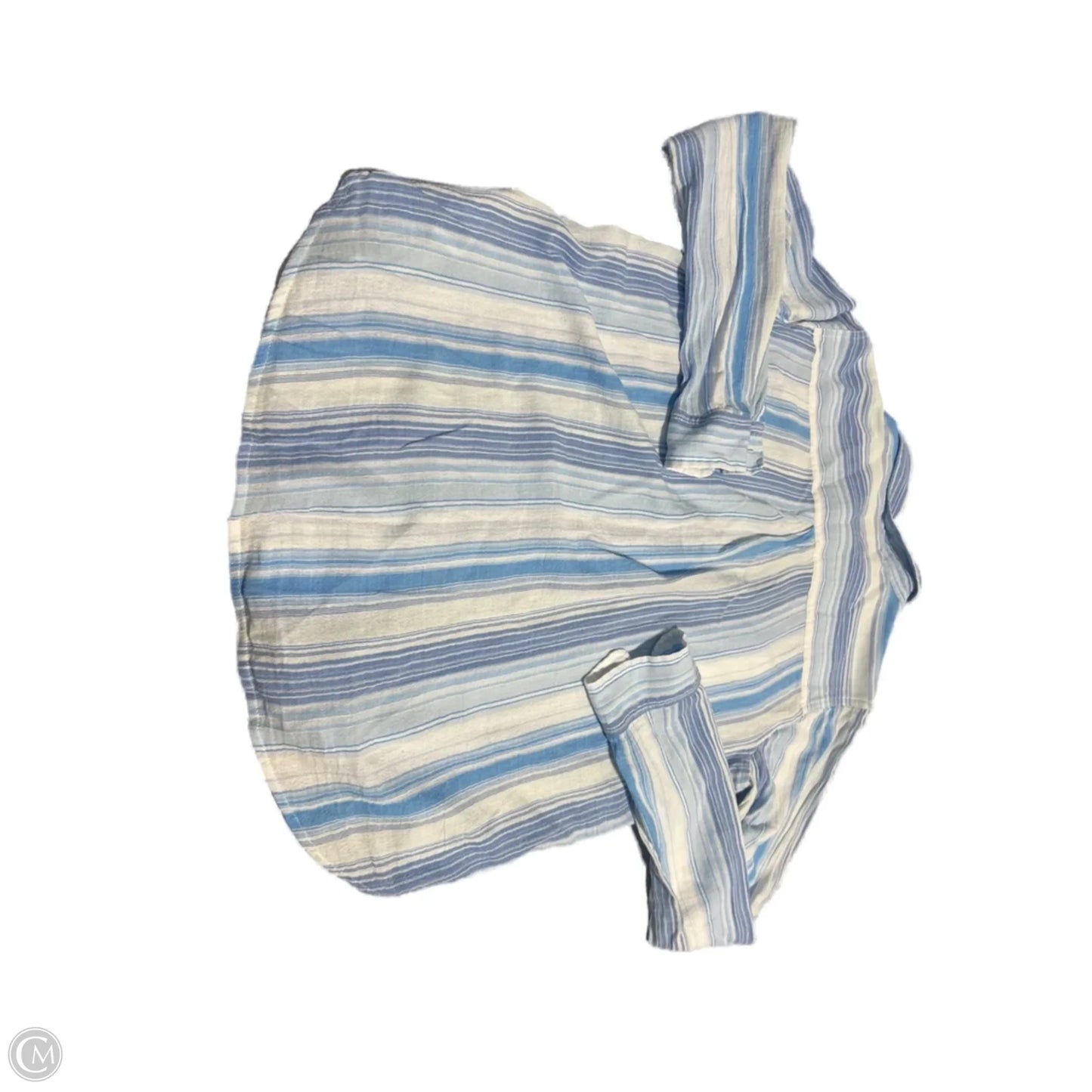 Top Long Sleeve By Lucky Brand In Striped Pattern, Size: M