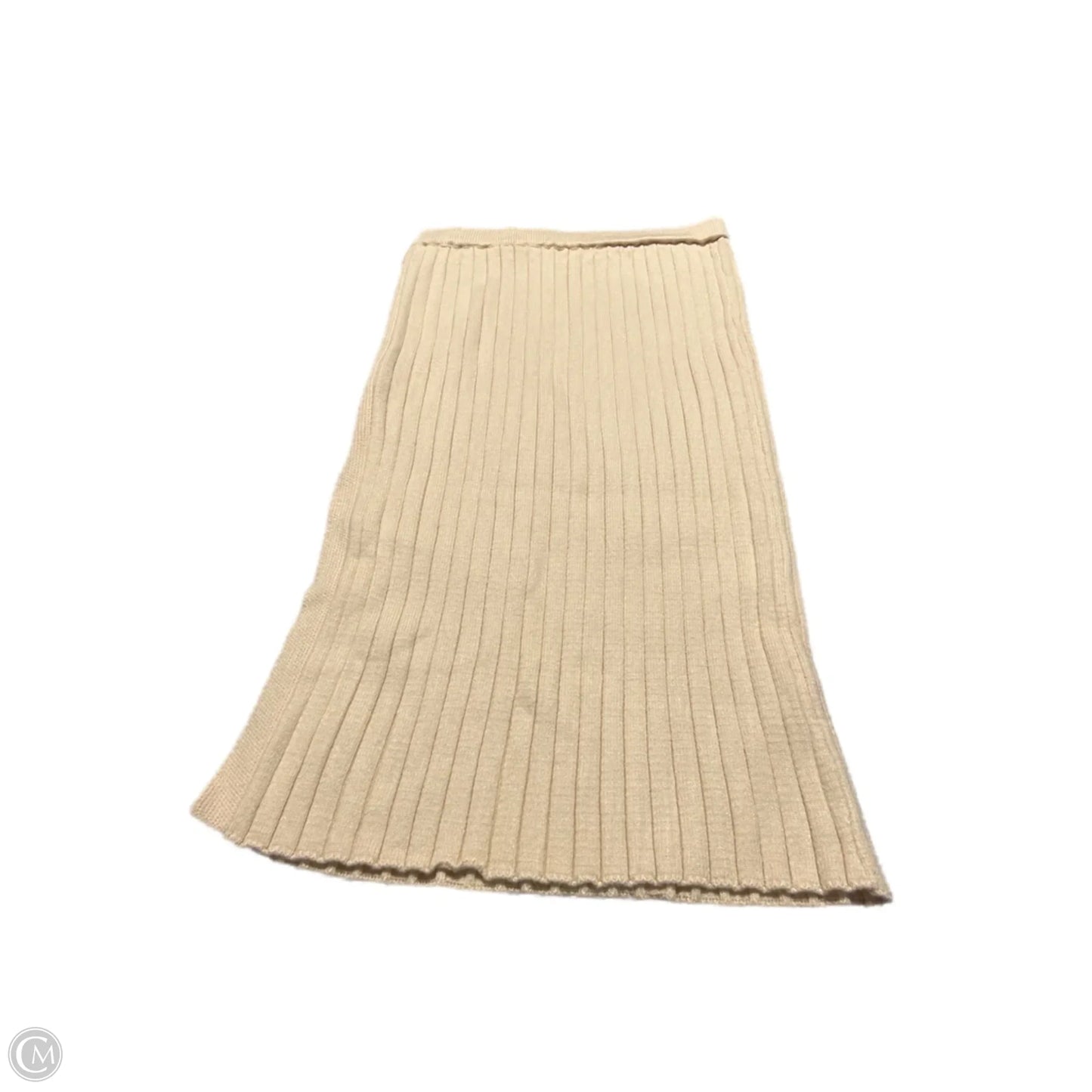 Skirt Midi By Pink Lily In Tan, Size: M