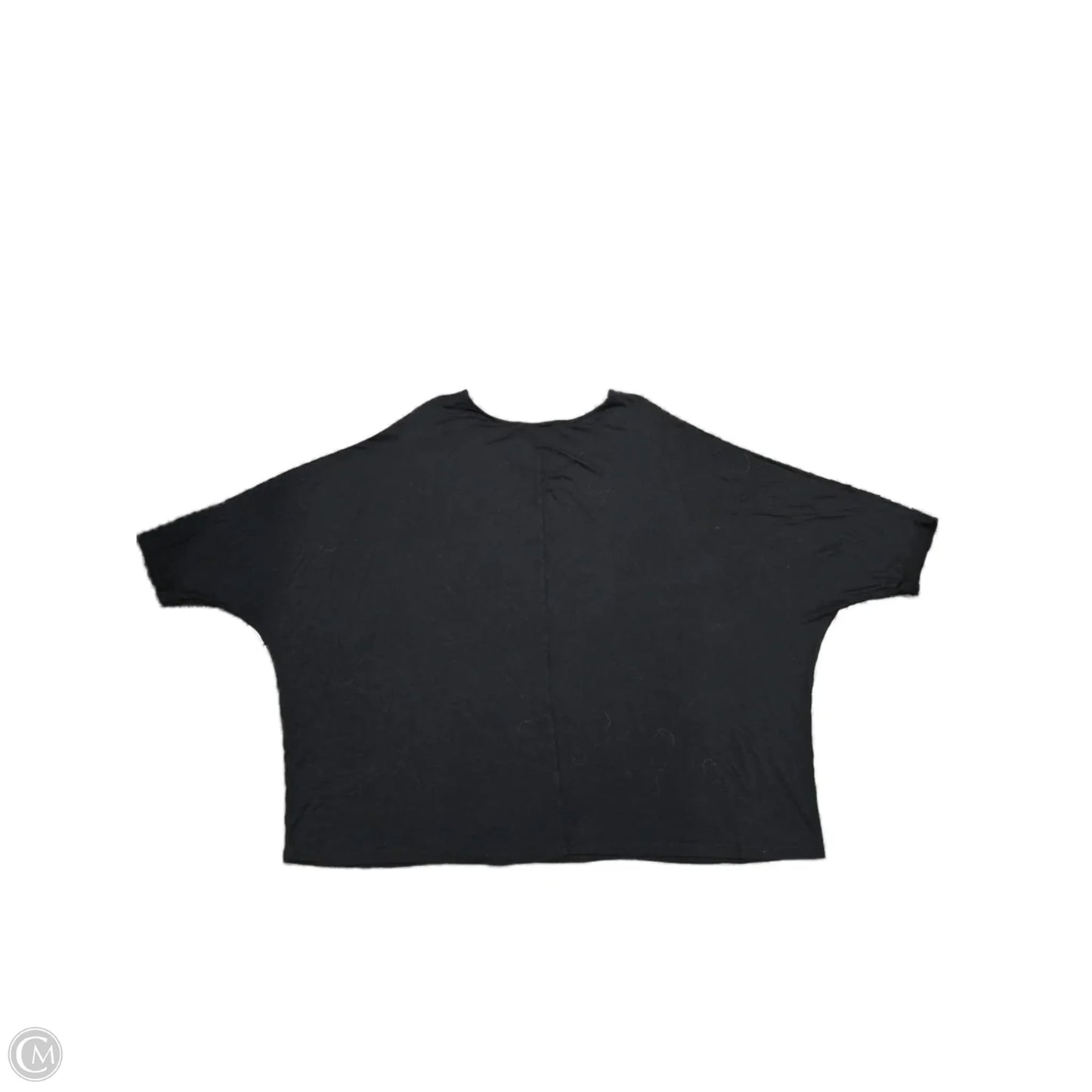 Top Short Sleeve By Lane Bryant In Black, Size: 3x