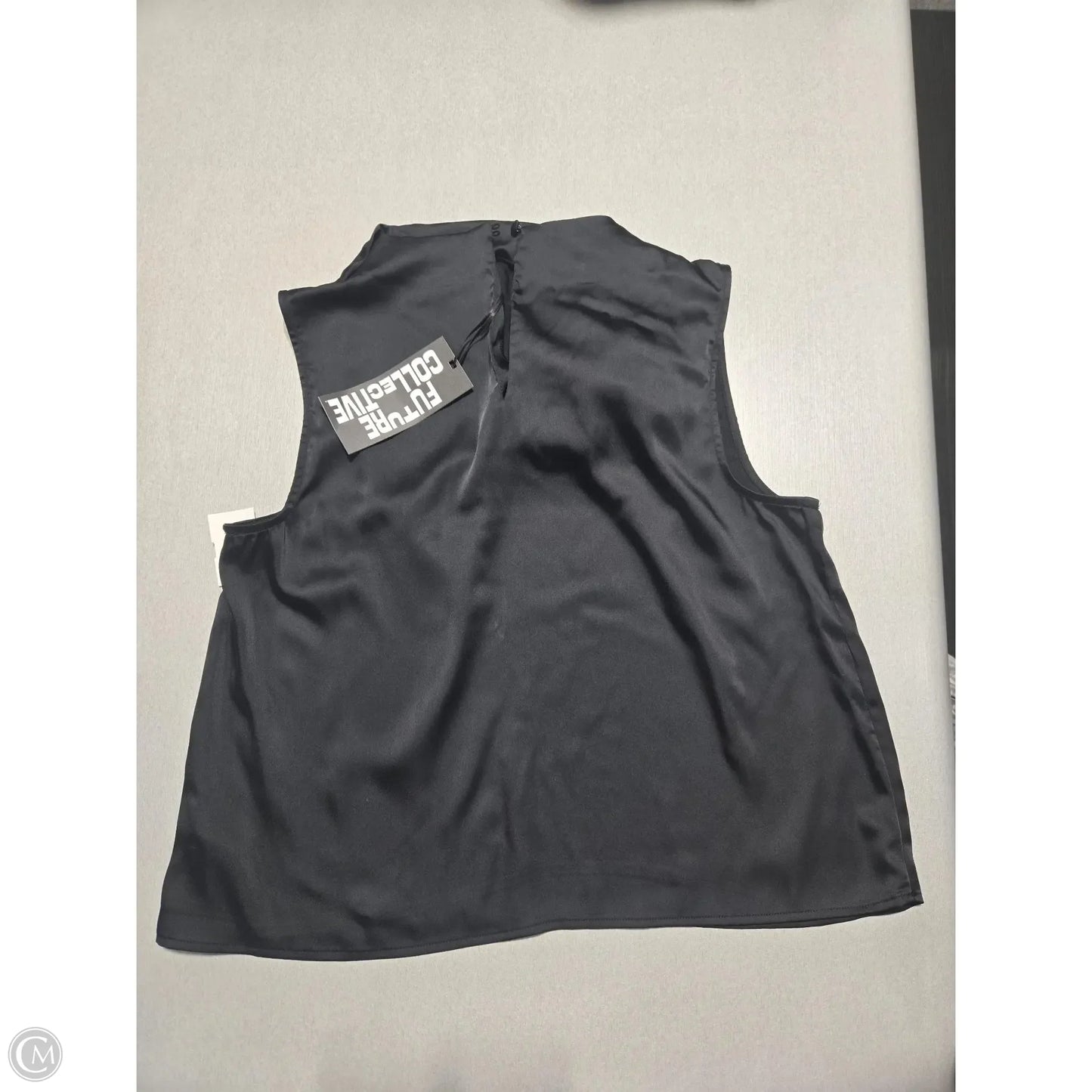 Blouse Sleeveless By Cmc In Black, Size: M