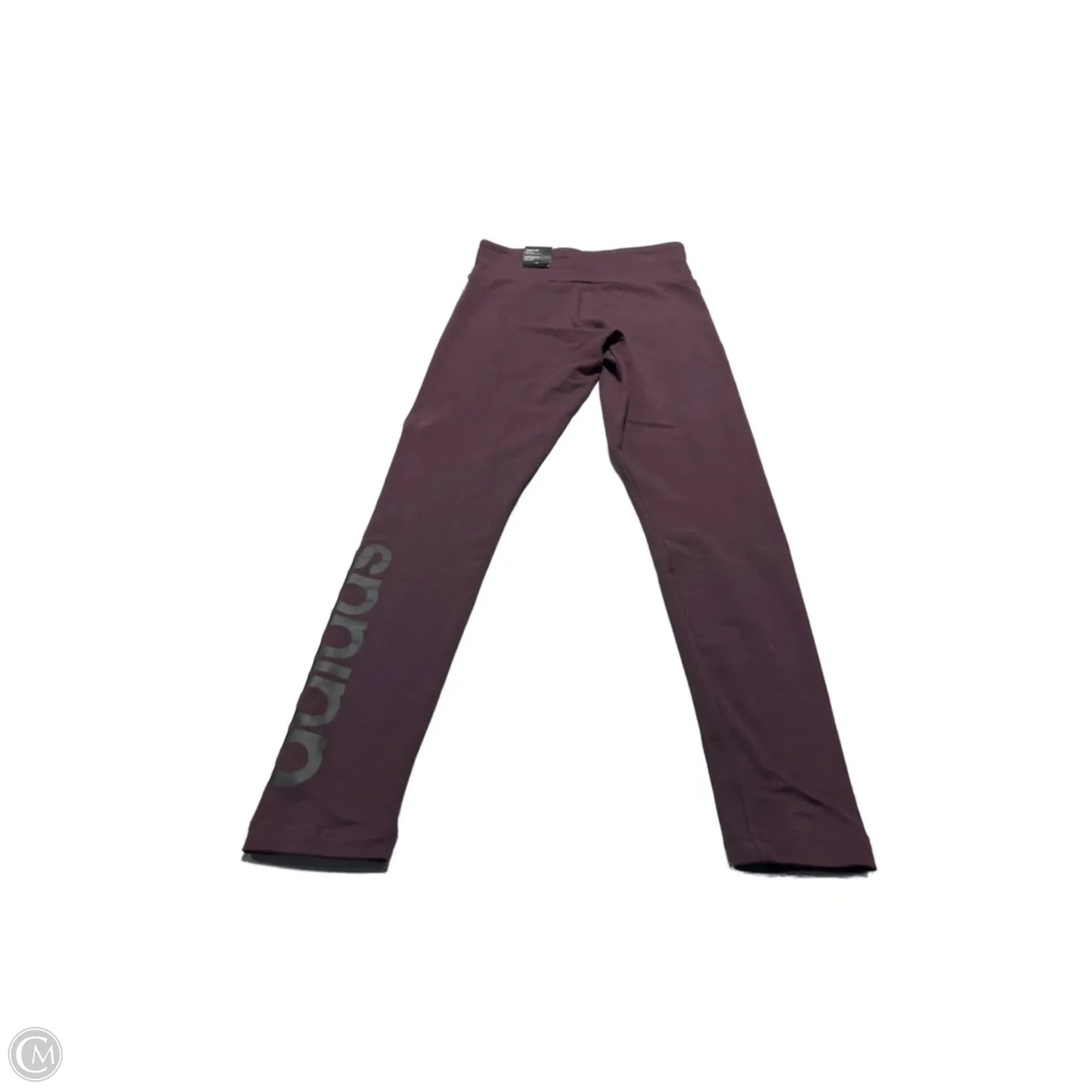 Athletic Leggings By Adidas In Maroon, Size: Xs