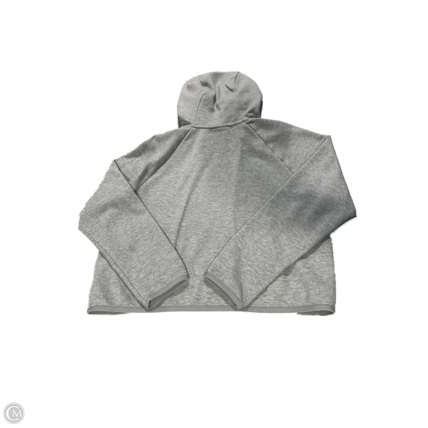 Sweatshirt Hoodie By Nike In Grey, Size: L