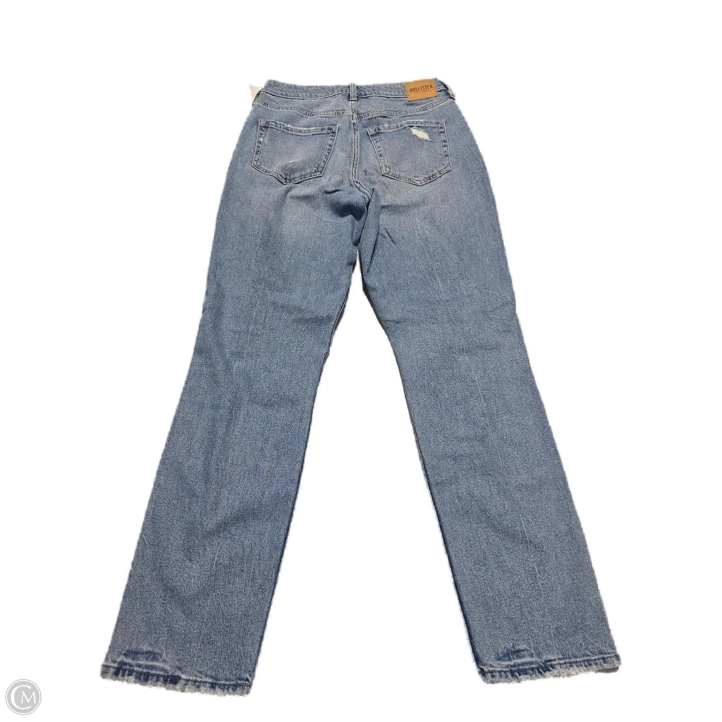 Jeans Straight By Hollister In Blue Denim, Size: 4l