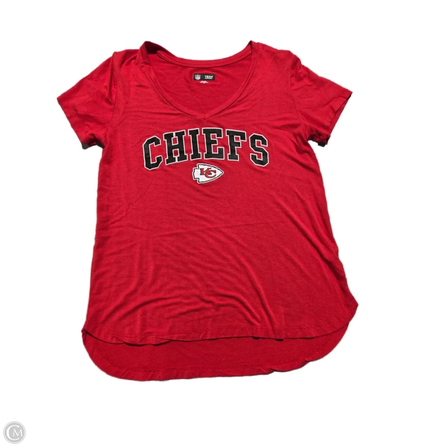 Top Short Sleeve Basic By Nfl In Red, Size: M