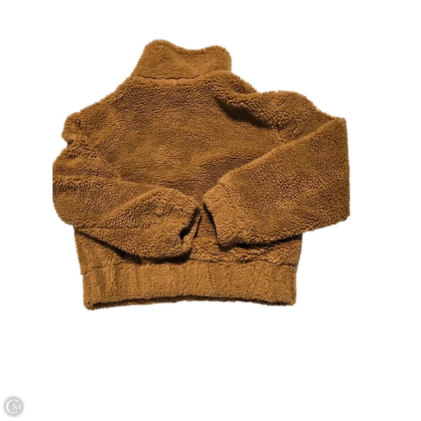 Jacket Fleece By Thread And Supply In Tan, Size: S