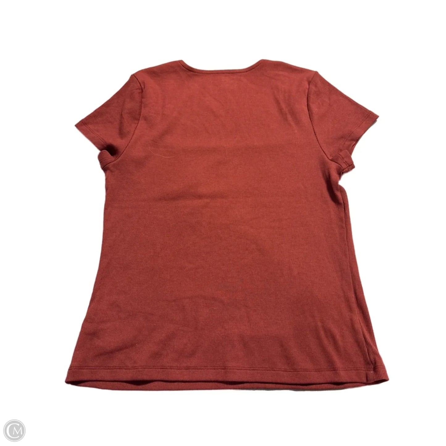 Top Short Sleeve Basic By Old Navy In Brown, Size: L