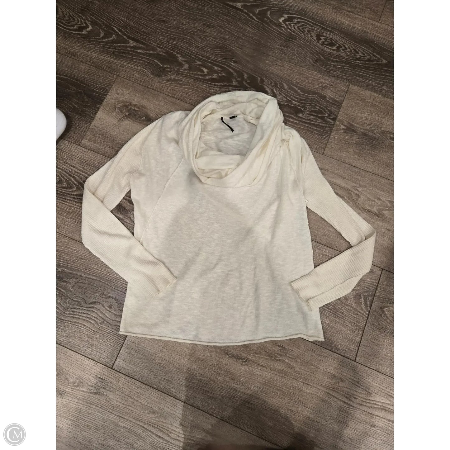 Top Long Sleeve By Isda And Co In Cream, Size: M