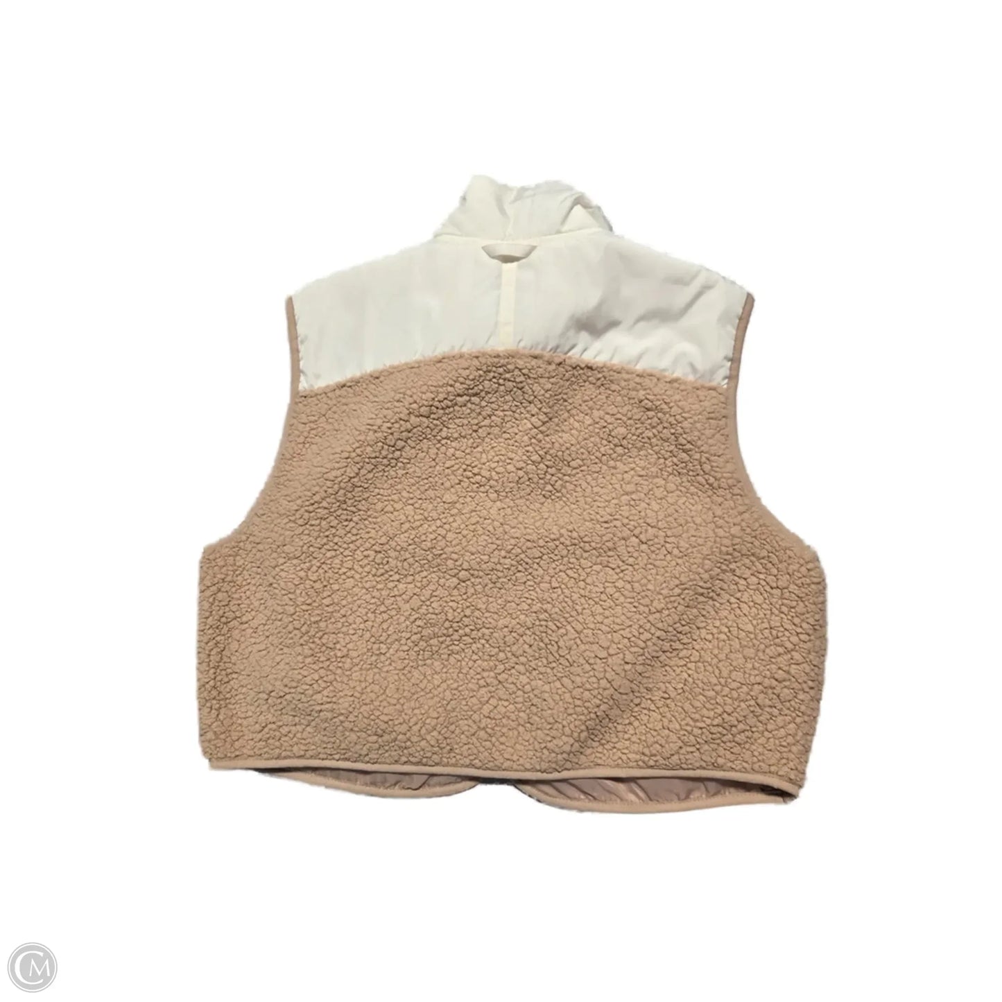 Vest Fleece By Old Navy In Tan, Size: M