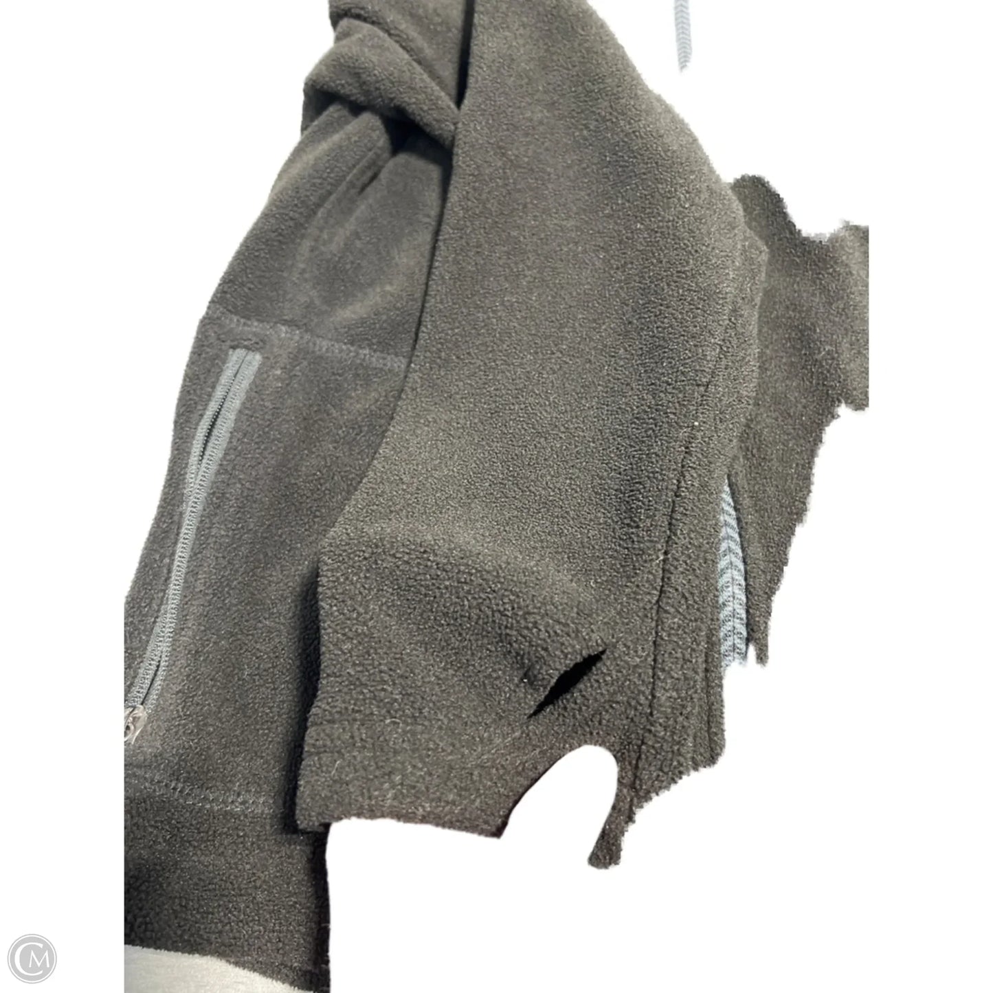 Jacket Fleece By New Balance In Black, Size: M