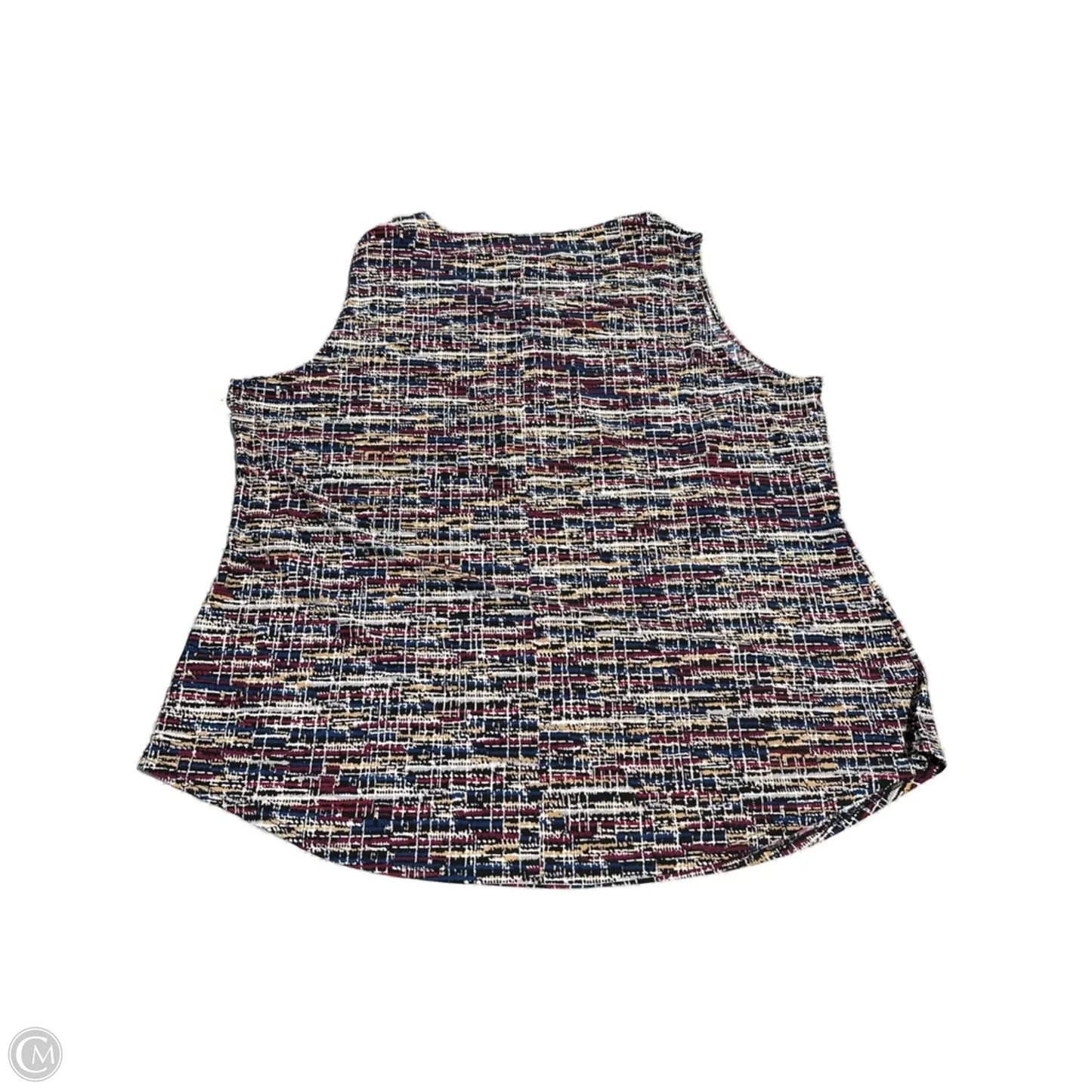 Top Sleeveless By Jones Studio In Multi-colored, Size: 2x