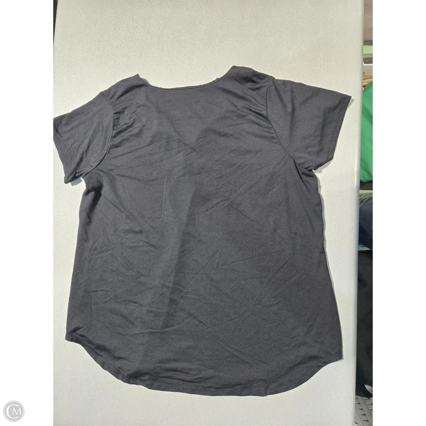 Top Short Sleeve By Lulu B In Black, Size: 1x