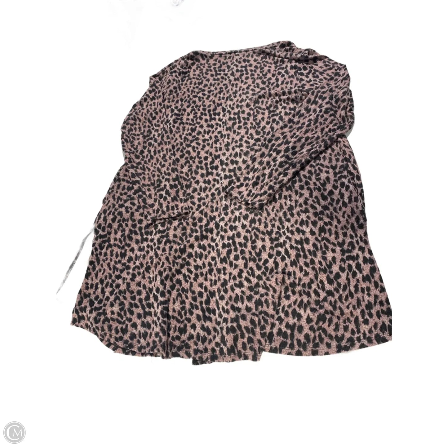 Cardigan By Maurices In Animal Print, Size: L